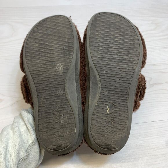 Vionic Womens 8 brown Gemma Soft Mule Slippers Orthotic Comfort - Picture 7 of 10